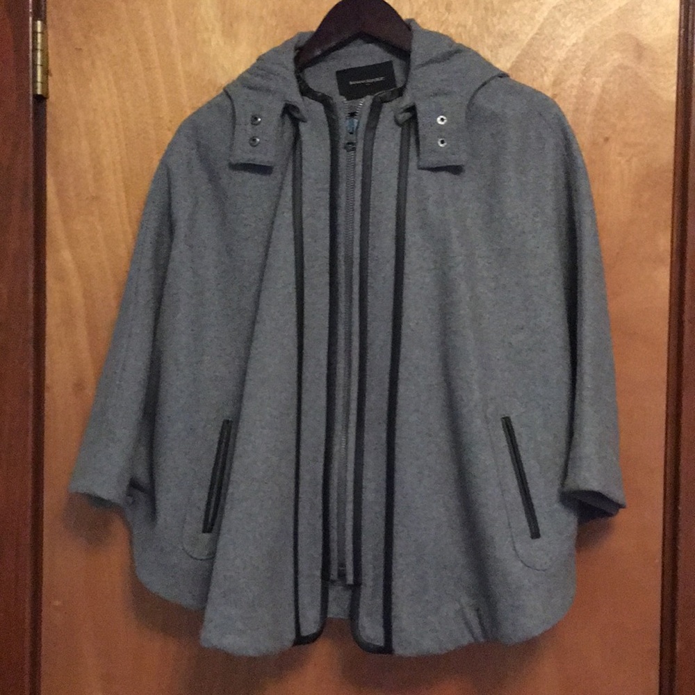 Banana Republic wool blend cape